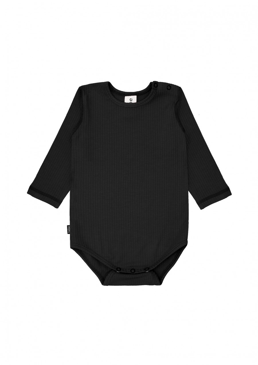 Body black ribbed SS24492