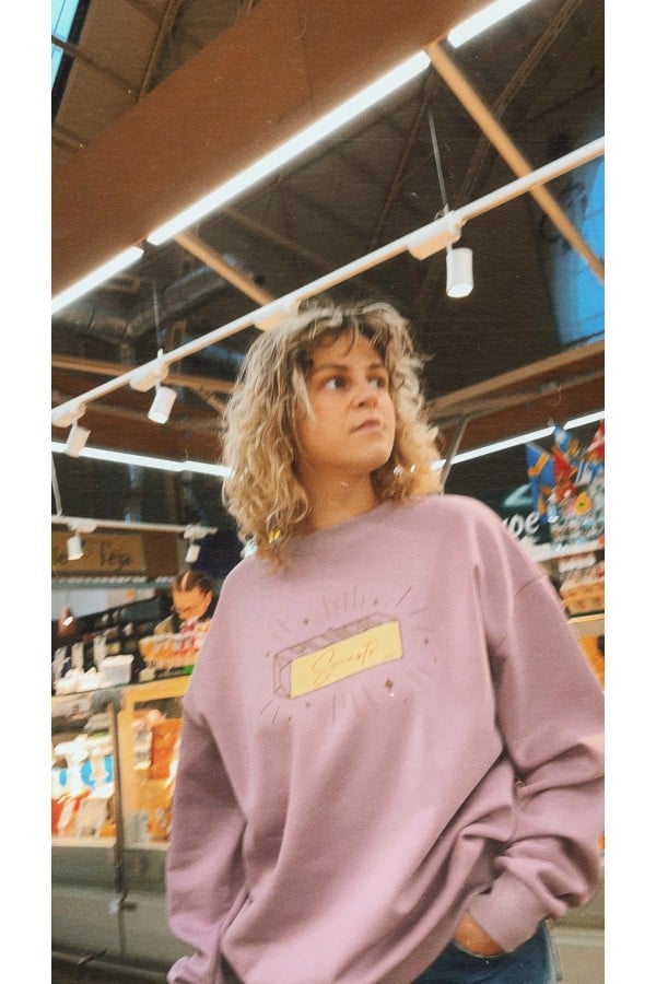 Hebe.Concept collab Anna Panna sweater lilac BUTTER for adults super oversize 0187_AP0009