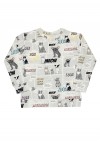 Sweater with comic print SS19148