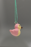 Pink birdie necklace POP21