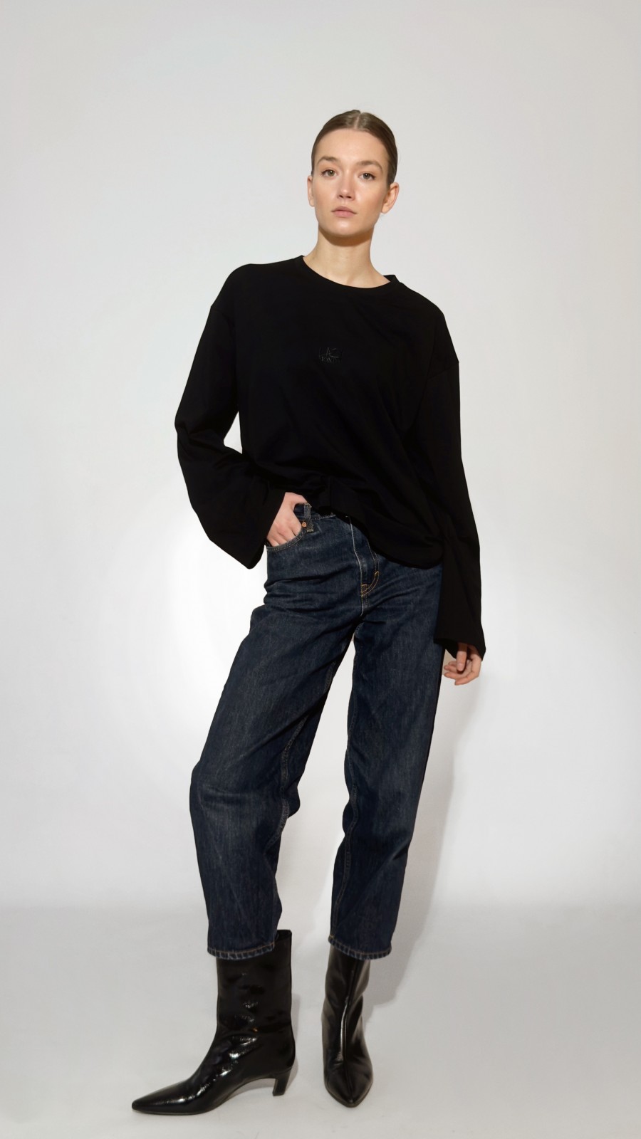 Lazy Monday everyday black top for female 0292_LM025