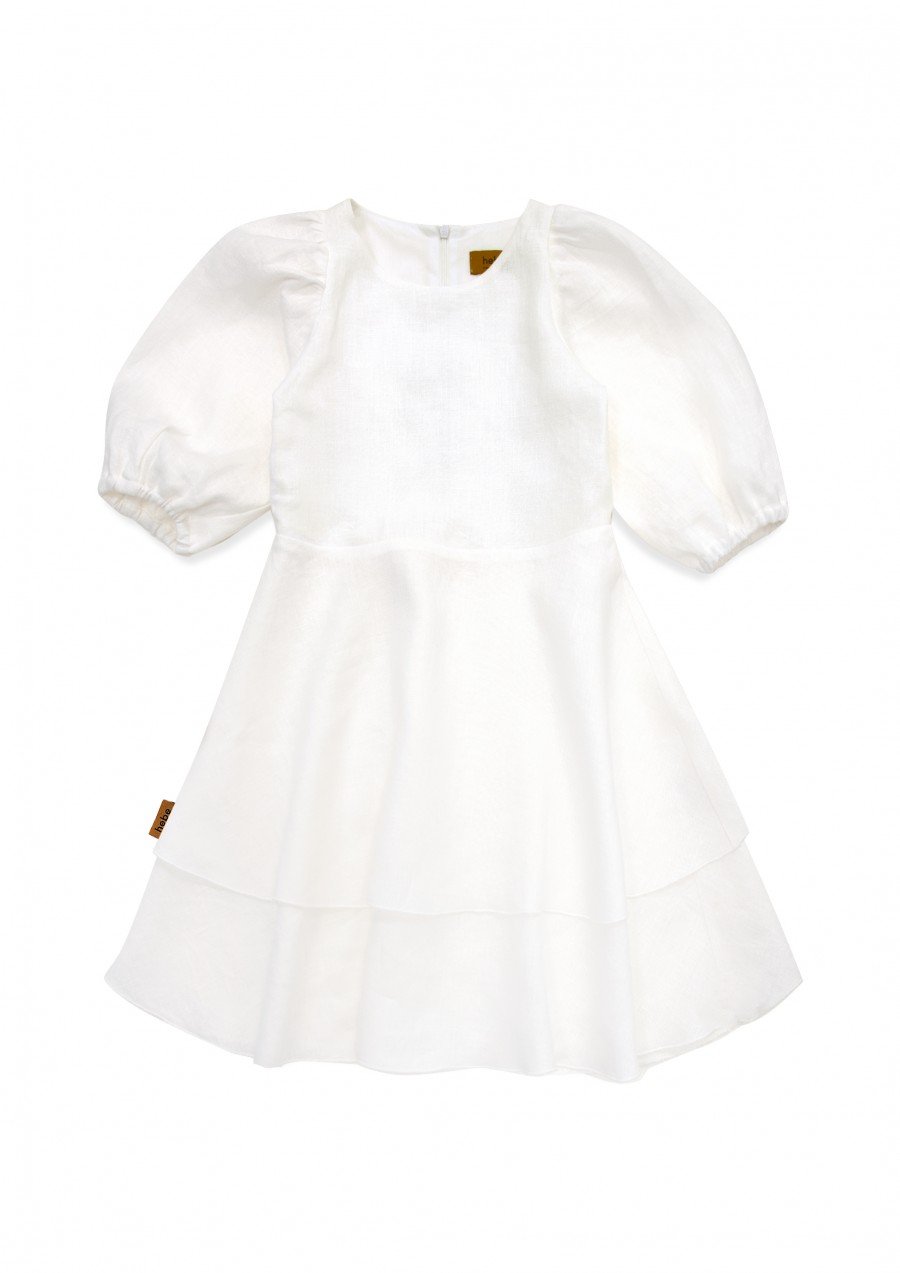 Dress linen white SS24283L
