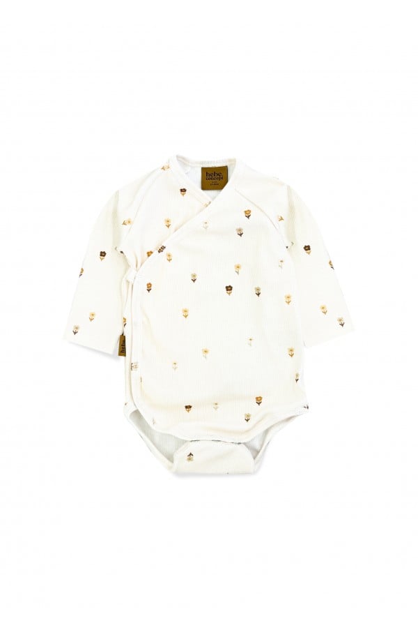 Wrap body with all-over small flowers print 0155_F25142
