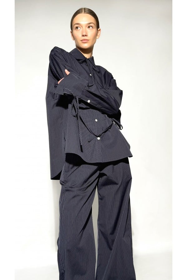 Dark navy pants, regular 0048_LM042