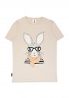 Top begie with Easter bunny for female E21023