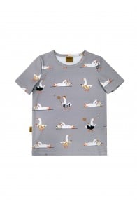 Top grey with goose print