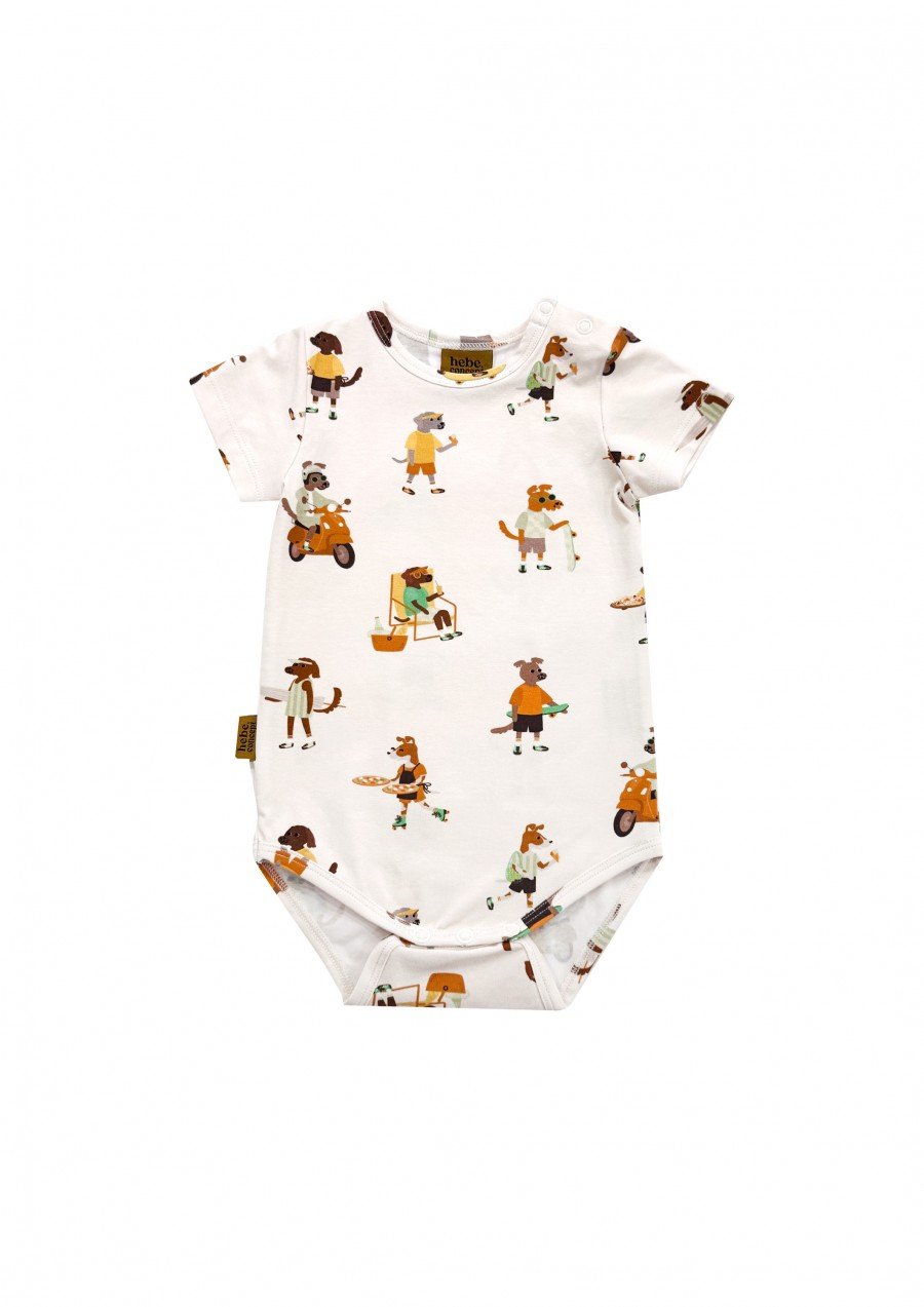 Body with allover dog allover print 0135_S25130