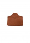 Warm bib brown, merino wool with Hebe embroidery FW21423