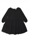 Dress black muslin SS24547