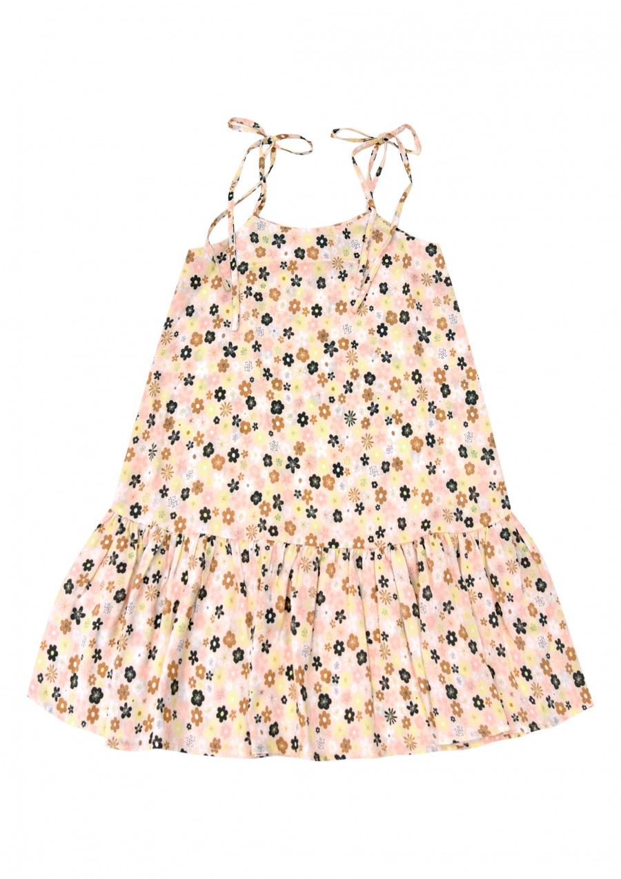 Dress with little floral print SS22307L