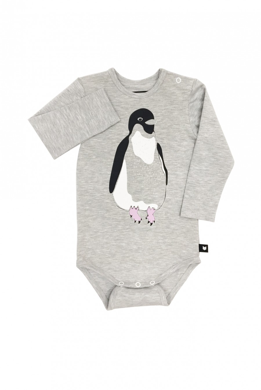 Light grey body with penguins MBO1006