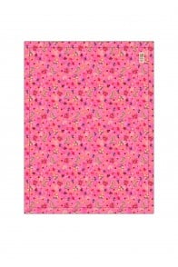 Table cloth 200x140 cm with pink fruits allover print