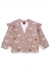 Jacket with all-over cat print 0064_F25110