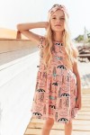 Dress with pink pool print SS20169
