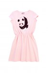 Dress pink with panda MKL0014S