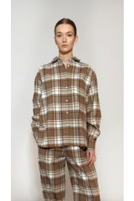 "Tina brown truffle" shirt