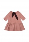 Blouse corduroy pastel pink with frill FW20043