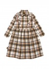 Dress yellow checkered flanel FW24097