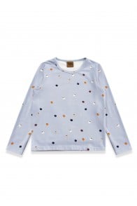 Top with all-over small apple print