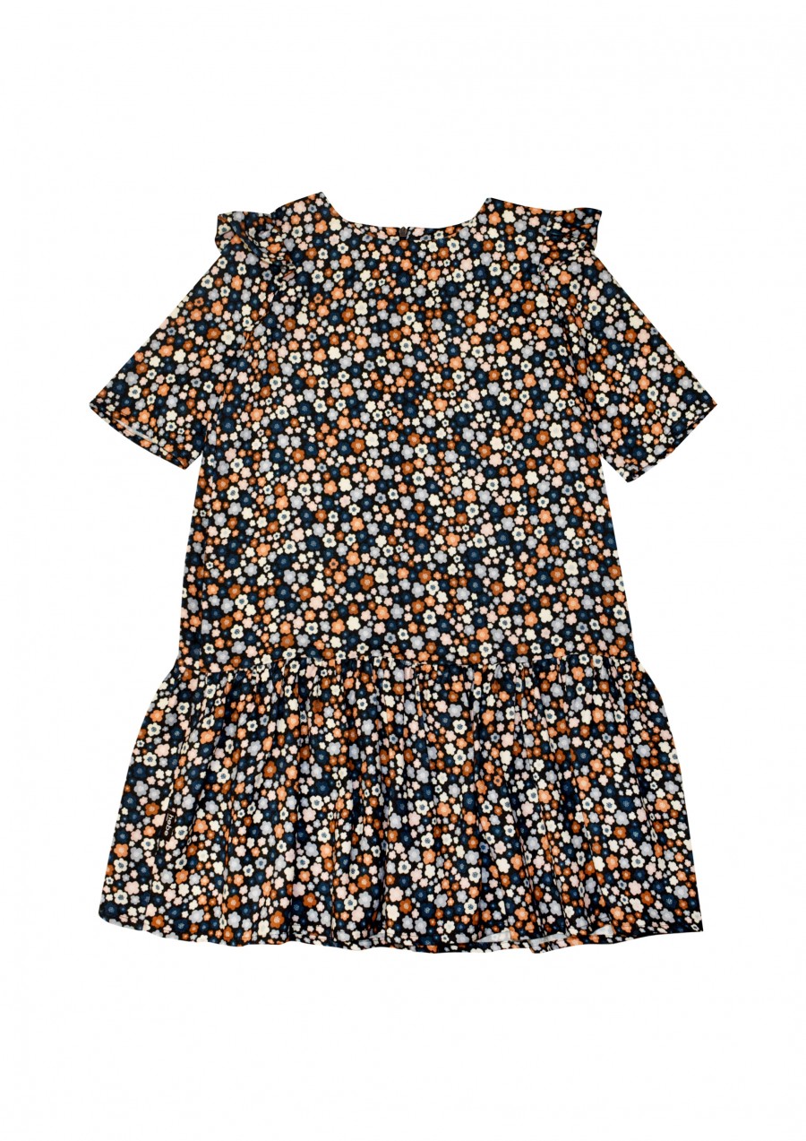 Dress with floral small print FW21056L