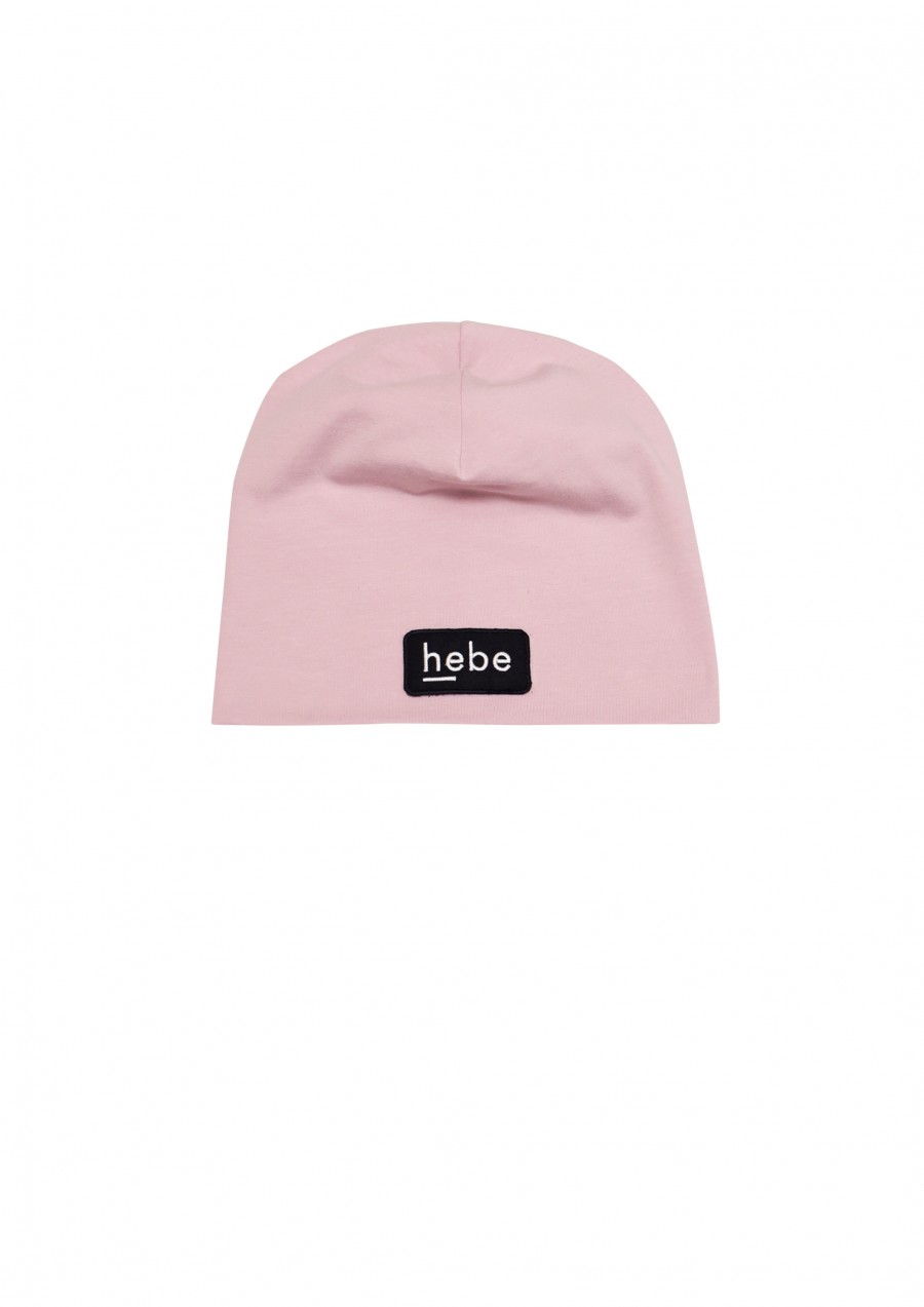 Hat pink with HEBE logo FW19036