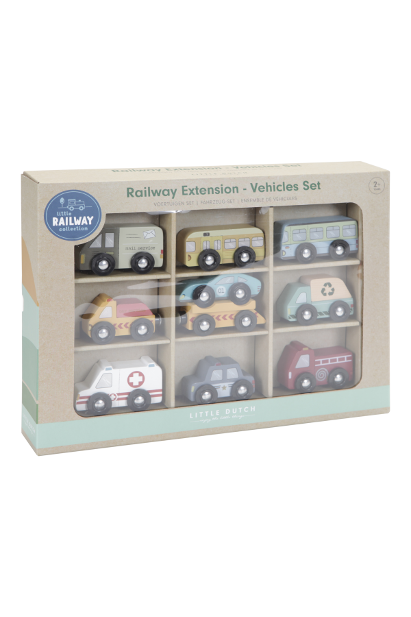Little Dutch Railway extension - Vehicles Set LD4492