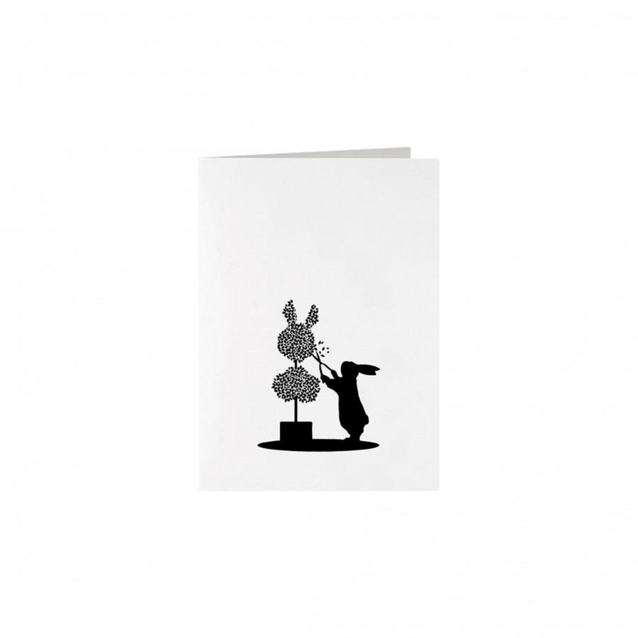 Card  "Topiary Rabbit onesize HAM058