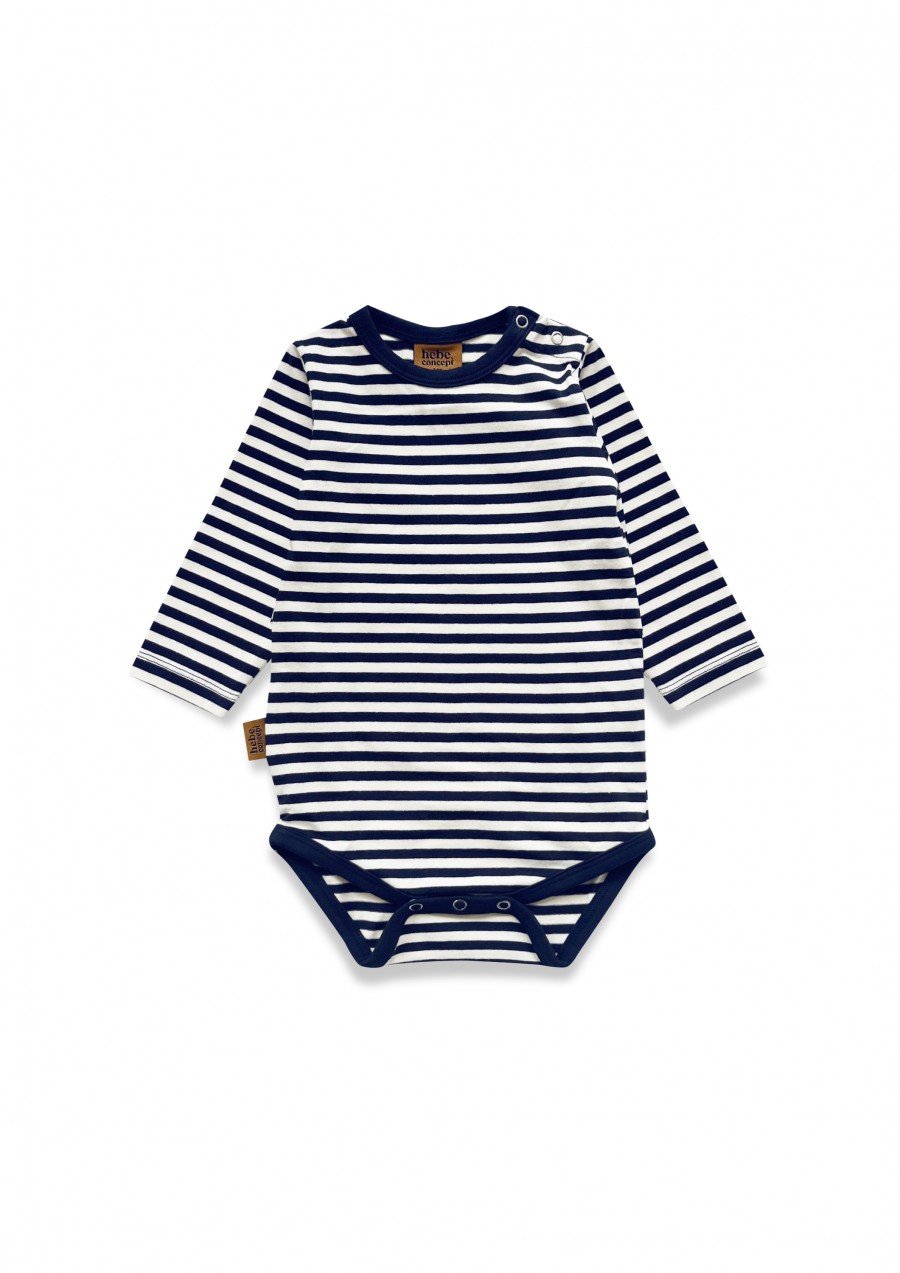 Striped body navy blue/white stripes 0159_F25020