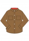 Shirt brown corduroy for female FW23237