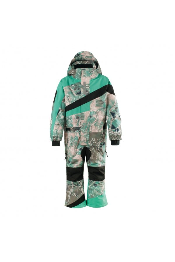 GOSOAKY snow onesie TEEN WOLF green multi 24291730562