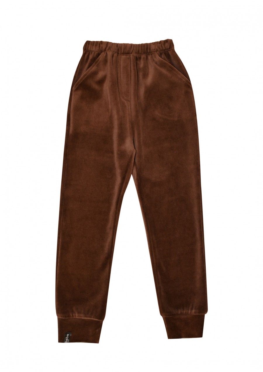 Pants brown velvet FW21183L