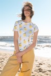 Top with lemons print for female SS23252