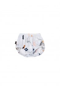 Bloomers grey with beach print