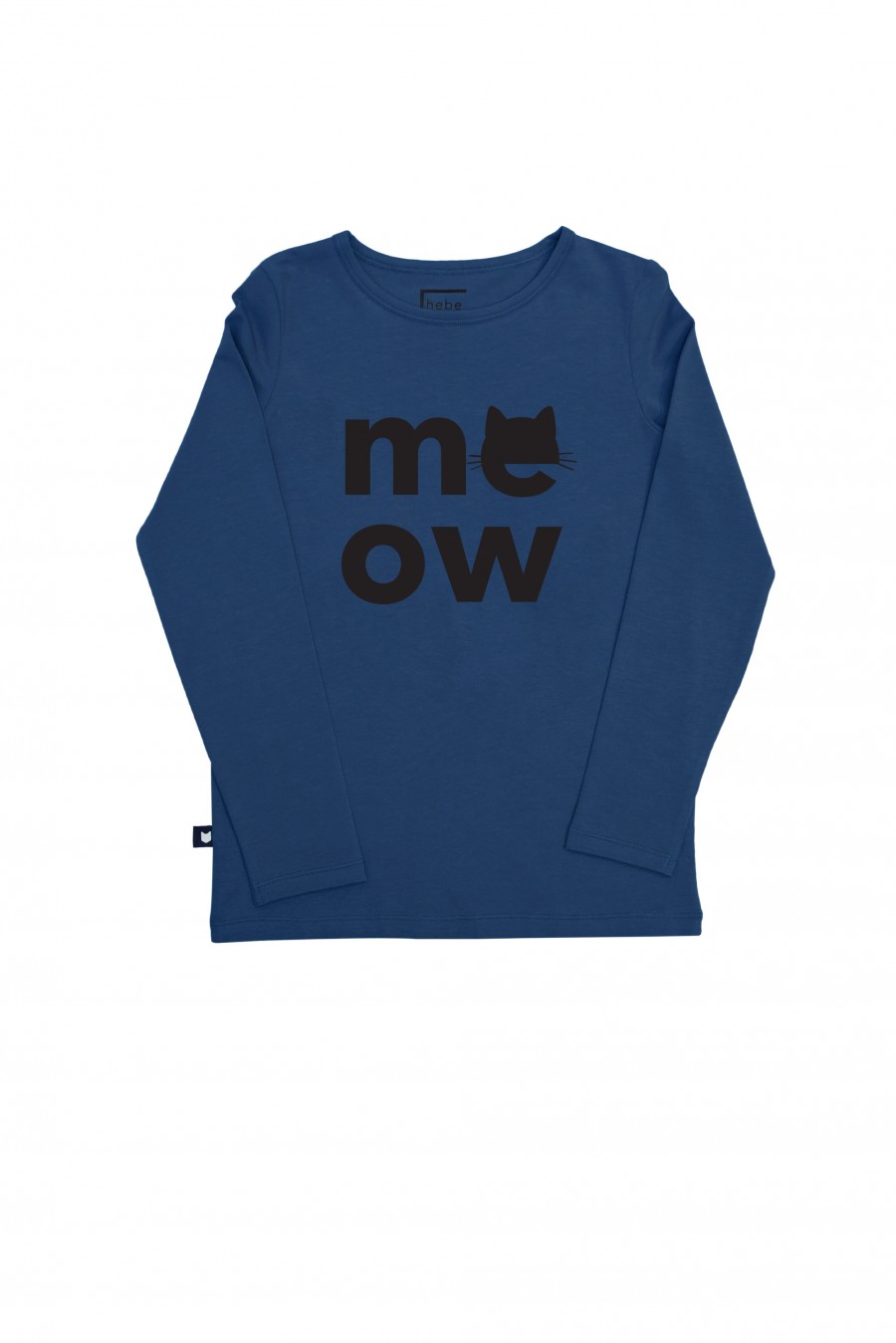 Blue top with meow FW18050