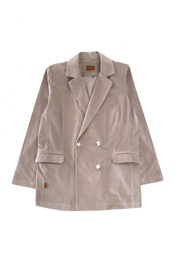 Jacket pepper grey corduroy, women