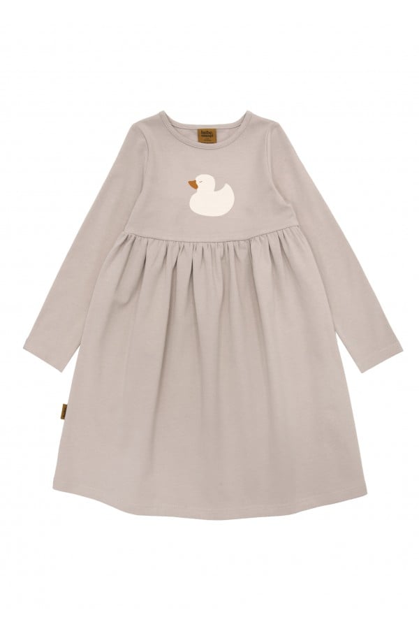 Kids dress  atmosphere with duck print AY24154