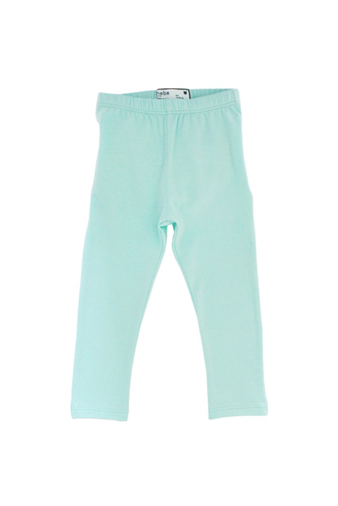 Leggings mint green with frills MLE0016S