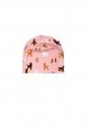 Hat with poodle print FW23087