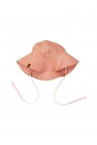 Hat linen pink