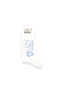 Lazy Monday socks raw white onesize