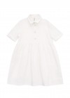 Dress white linen SS22194
