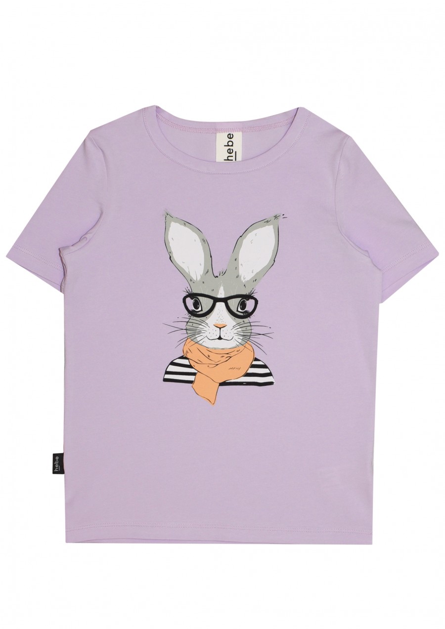 Top purple with Easter bunny for male E21017