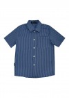 Shirt blue checkered, for boys SS21278