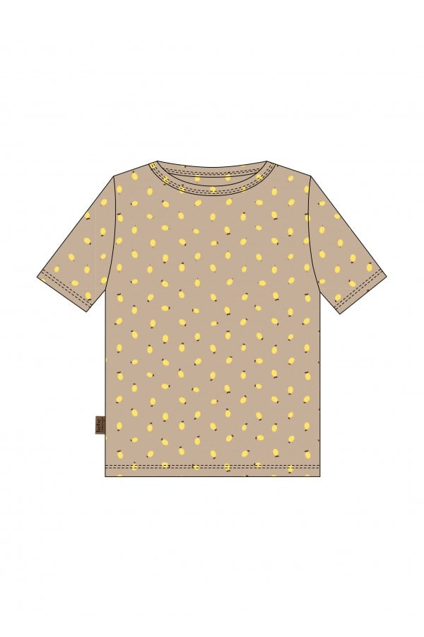 Top with small lemon allover print 0106_S25233