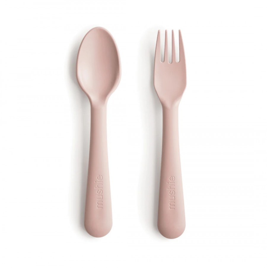 Mushie Fork & Spoon - Blush 2380019