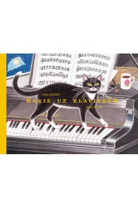 Big and small book "Cat on piano