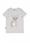 Top grey with grey dog SS19207