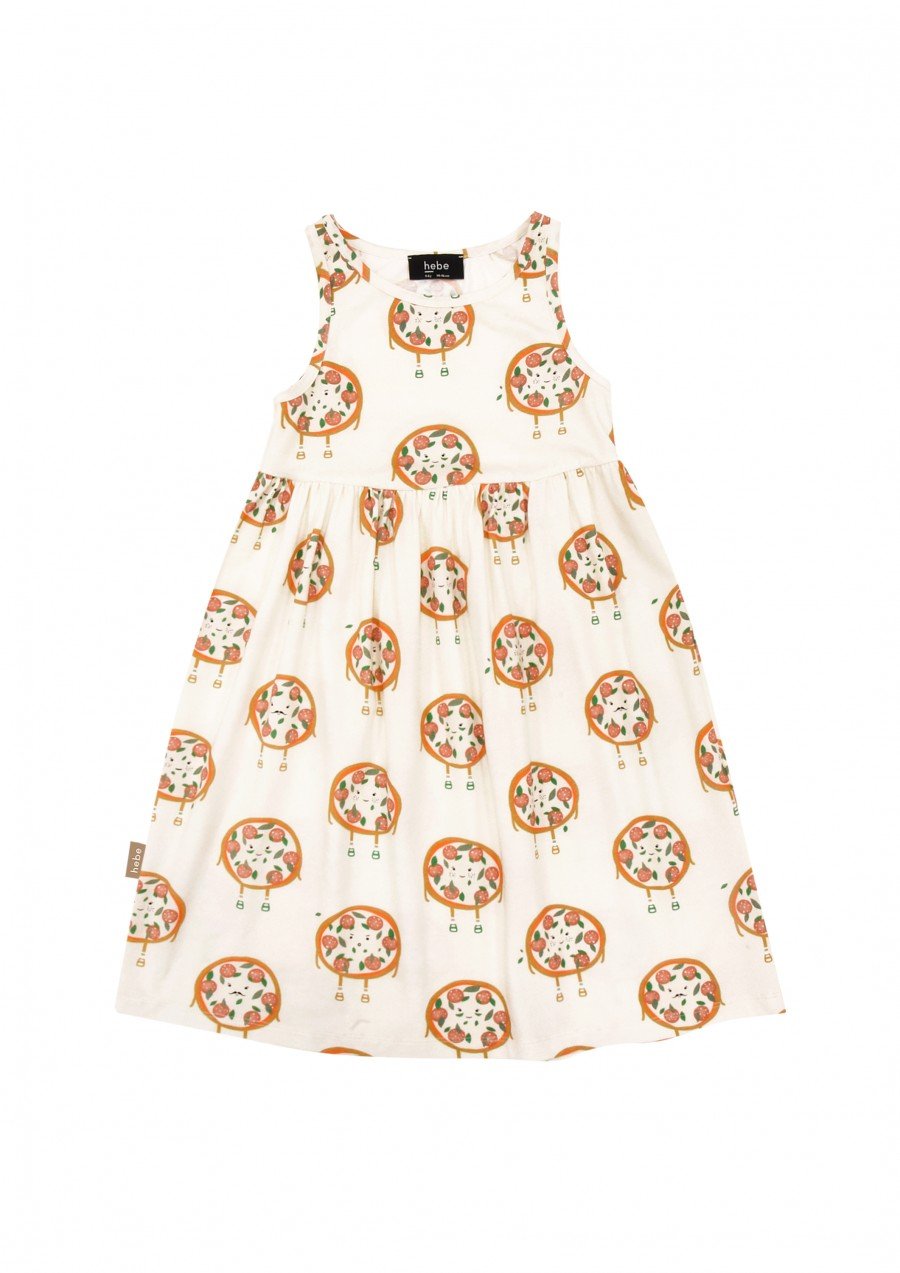 Dress with pizza print SS23067L