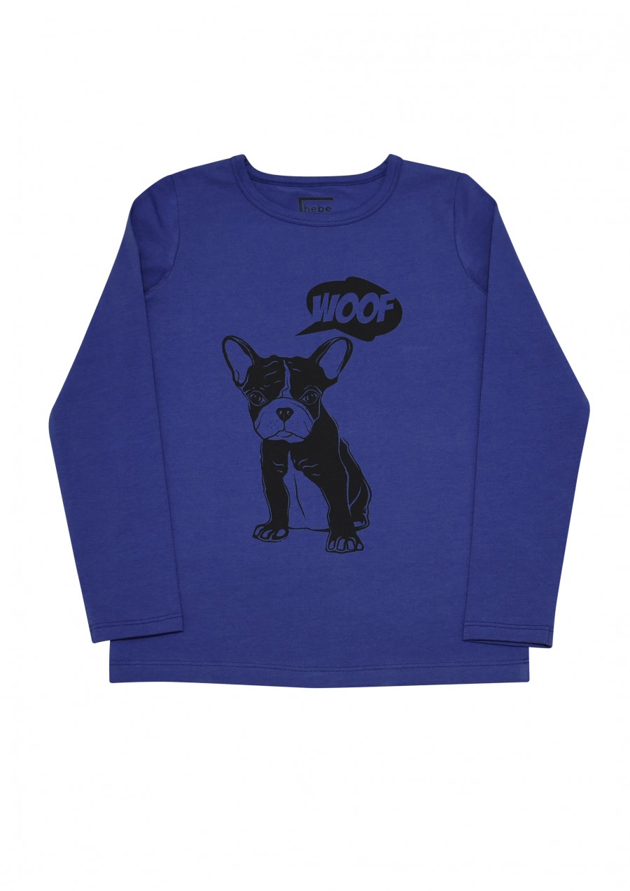 Top blue with dog SS19199