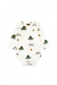 Body with all-over festive print